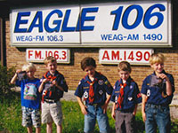 Cub Scouts Visit the Station